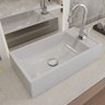 Cuba de Apoio Retangular para Banheiro Lavabo Roma C01 Rl545w Cinza - Lyam - 2