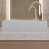 Cuba de Apoio Retangular para Banheiro Lavabo Roma C01 Rl545w Cinza - Lyam - 3