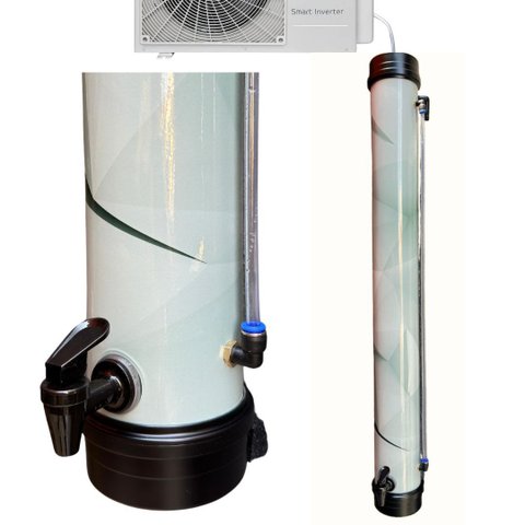 Dreno Coletor de Água P/ Ar Condicionado 8l Cor Cinza 3d 97 Cm.