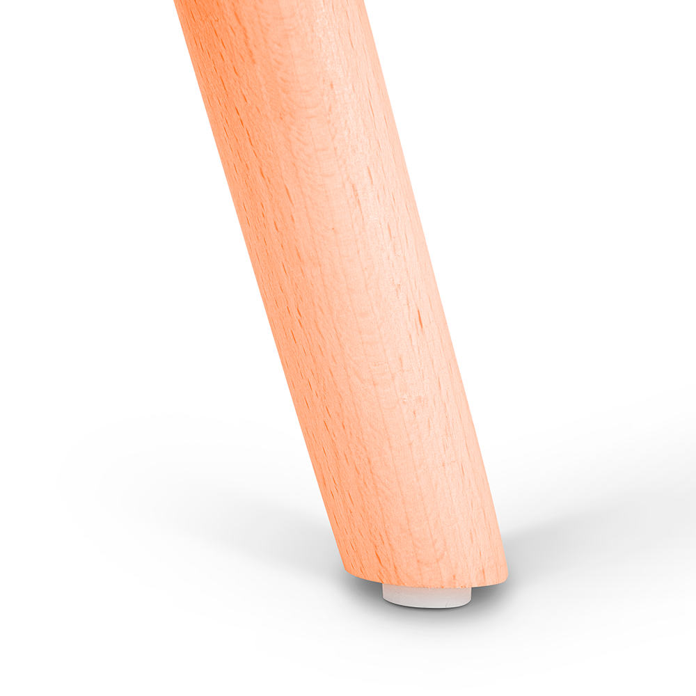 Conjunto Mesa Eames 90 cm Preta e 4 Cadeiras Kaila Fendi - 4