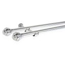 Ver imagem 1 de Kit Varão Duplo Cromado 3 Metros 19 mm x 19 mm