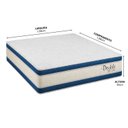 Ver imagem 2 de Colchão Queen Sr Life Double Molas Ensacadas Espuma D33 158x198x34cm Branco
