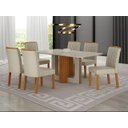 Ver imagem 1 de Conjunto Jantar 6 Cadeiras 1,60x80 Izabelle - Arbo Design