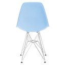 Ver imagem 3 de Cadeira Charles Eames Eiffel Dkr - Azul Claro - Base Aço Cromado