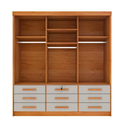 Ver imagem 2 de Guarda Roupa Chicago 3 Portas 9 Gavetas - Móveis Tcil
