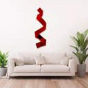 Ver imagem 2 de Escultura Parede Decoração Salas Hall Escadas Escritório Exclusivo no Brasil Home Decor Vermelho