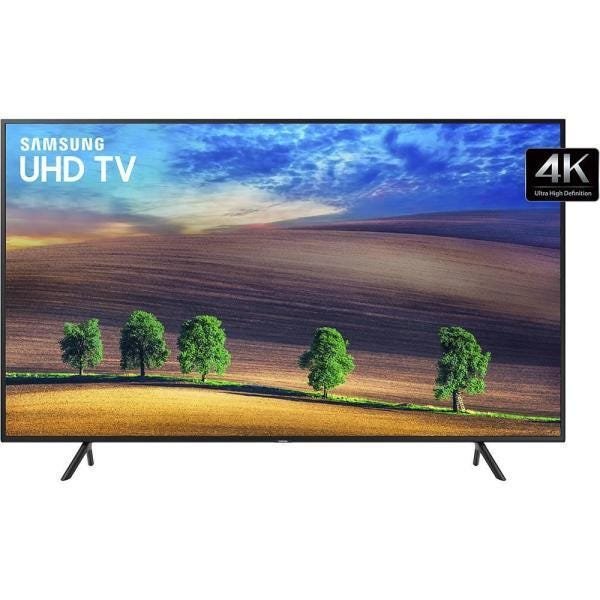 Smart TV LED 55 Polegadas Ultra Hd 4K Samsung Nu7100 HDMI USB Wi-Fi Integrado Conversor Digital - 1