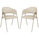 Ver imagem 1 de Kit 2 Cadeiras Veneza Perola Champagne