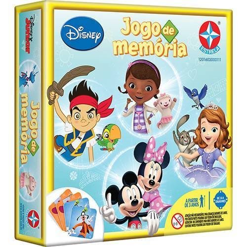Jogo Da Memória Disney Júnior - Estrela - 1