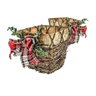 Jogo de Cestas Natalinas Rústicas 2 Unidades Tok da Casa - 1