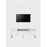 Rack com Prateleira 150cm Mdf Branco Dallas - On Móveis - 6