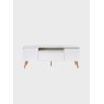 Rack com Prateleira 150cm Mdf Branco Dallas - On Móveis - 7