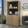 Armário Estante alto 02 portas com chave e prateleiras 80cm WebOffice Fresno - 1