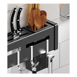 Suporte Organizador com Adesivo Cozinha Metal Porta Talheres - 2