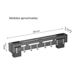 Suporte Organizador com Adesivo Cozinha Metal Porta Talheres - 3