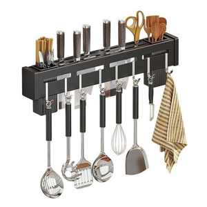 Suporte Organizador com Adesivo Cozinha Metal Porta Talheres