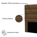 Ver imagem 3 de Cabeceira King 1,95m Las Palmas Suede Caramelo - Pallazio