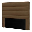 Ver imagem 4 de Cabeceira King 1,95m Las Palmas Suede Caramelo - Pallazio