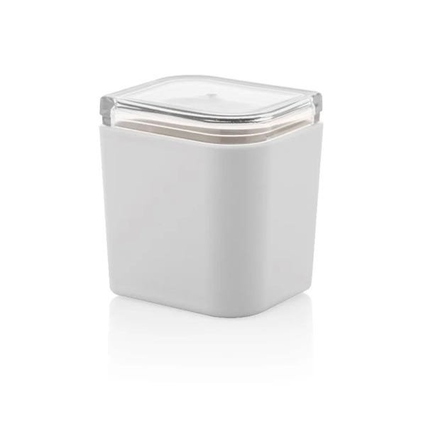 Porta algodão de bancada branco Petala Ou - 1