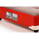 Ver imagem 2 de Colchão Pet Cachorro - Gato Grande Castorpet Bed Cinza-vermelho (100x80x19)