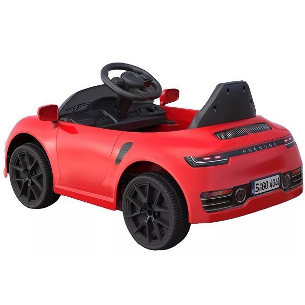 Carro Eletrico Infantil Mini Porsche Cinto Regulavel Musica BANG TOYS BANGTOYS - 2