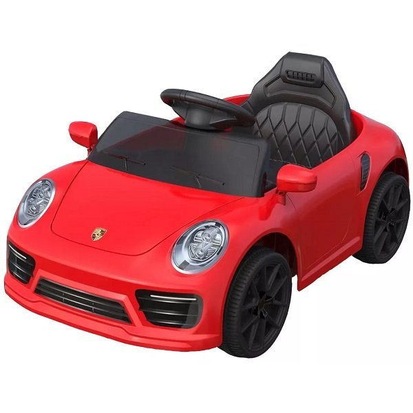 Carro Eletrico Infantil Mini Porsche Cinto Regulavel Musica BANG TOYS BANGTOYS - 1