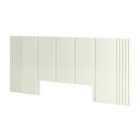 Ver imagem 2 de Cabeceira Decorativa Casal com Detalhes Ripados 100% Mdf 3,00m Tw185 Dalla Costa-off White
