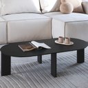 Ver imagem 2 de Mesa de Centro Chanfrada Pe Madeira Nero Preto 28017 Artesano