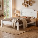 Ver imagem 2 de Cama Casal Flex Mdf 195x144 Cm Iris Branco Decmade