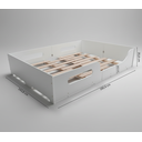 Ver imagem 6 de Cama Montessoriana Tamanho Casal com Grades de Proteção 100% MDF Baixa para Brincar Infantil Branco
