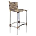 Ver imagem 4 de 4 Banquetas Madri em Alumínio para Edícula, Cozinha, Balcão, Área Trama Original