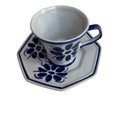 Ver imagem 1 de Xicara e Pires Modelo Prisma 150 Ml Monte Sião de Porcelana Porcelana Monte Sião