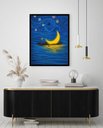 Ver imagem 1 de Quadro Decorativo Van Gogh Homem Navegando - 70x50cm:moldura Branca