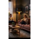 Ver imagem 3 de Luminária Coluna de Piso Viena Desmontável Cupula Preta