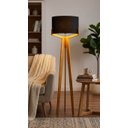 Ver imagem 1 de Luminária Coluna de Piso Viena Desmontável Cupula Preta