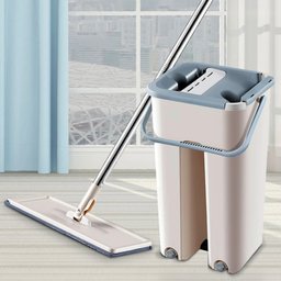 MOP Esfregão Limpa e Seca Rotação 360 Alta Absorção Balde 6L - 1