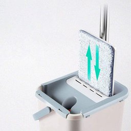 MOP Esfregão Limpa e Seca Rotação 360 Alta Absorção Balde 6L - 3