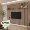 Ver imagem 3 de Painel de Parede para Sala de TV Versátil 2,20 x 2,20 m - Cinza