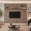 Ver imagem 1 de Painel de Parede para Sala de TV Versátil 2,20 x 2,20 m - Cinza