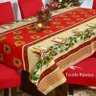 Forro de Mesa Ceia 4 Lugares 1,45x1,45M Natal Luxo - 2
