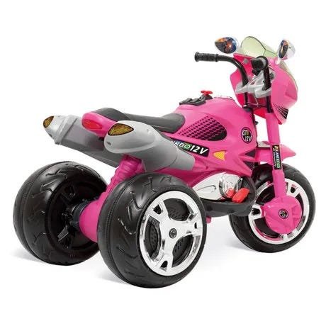 Moto Elétrica Infantil - Thunder - 12V - Rosa Pink - Bandeirante