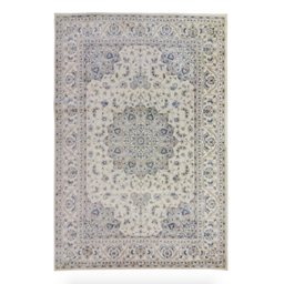 Tapete Sala Nain Blue 3,00x4,00M Industrializado Estilo Persa Bege - 1