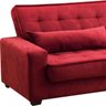 Sofá Cama 3 Lugares Speciale Montana Sued Pena Vinho - D'Rossi - 3