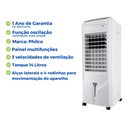 Ver imagem 6 de Climatizador Ar Frio 4 em 1 Ventilador Grande 14 Litros 127v