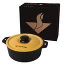 Ver imagem 2 de Panela de Ferro Fundido com Tampa Amarela 18 Centímetros