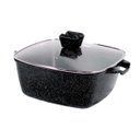 Ver imagem 3 de Jogo de Panelas Revestimento Antiaderente Mármore Cerâmico 5 Peças Noir Cook Preto