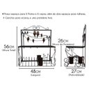 Ver imagem 2 de Paneleiro Moderno Escorredor de Pratos Lindo Decorativo Pelo