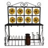 Suporte Artesanal Para Pratos E Copos Decorativo Para Cozinha Rustica - Amarelo - 4