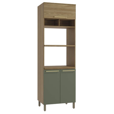 Armário de Cozinha Torre Quente 70cm com Pés M627 Botanic Kappesberg