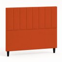 Ver imagem 6 de Cabeceira Estofada Elen Moderna para Quarto Cama Box Casal 140 cm Tecido Suede